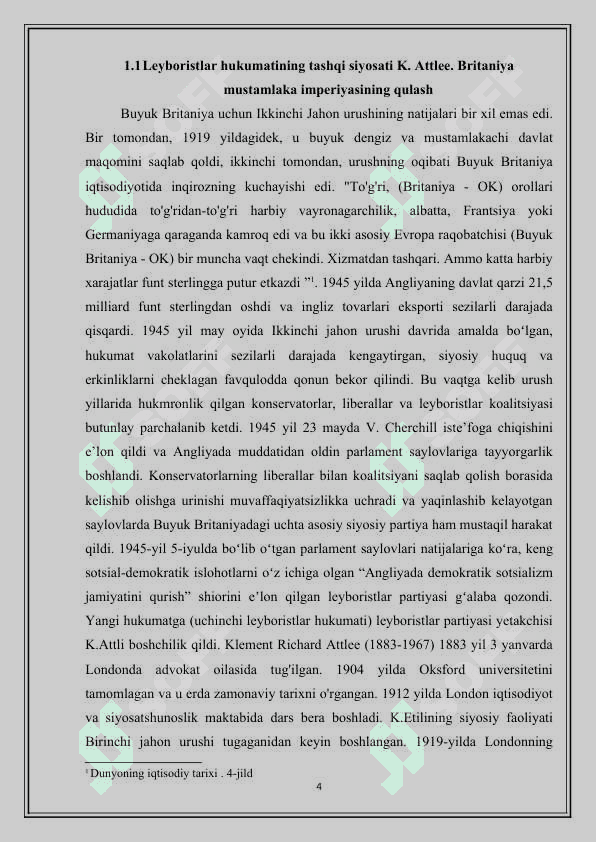 BUYUK BRITANIYA IKKINCHI JAHON URUSHI YILLARIDAN KEYIN 4