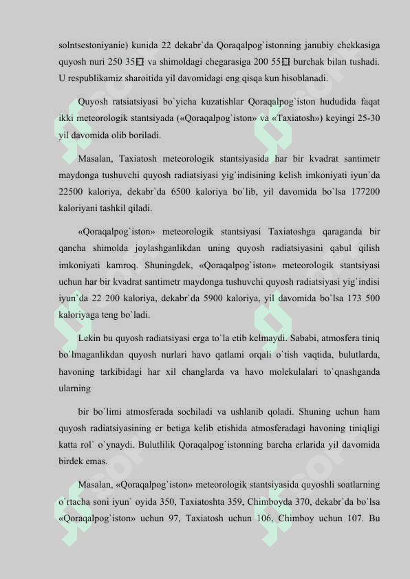 Qoraqalpog’iston  Respublikasi qishloq xo’jaligi va sanoat sohasini rivojlantirish yo’nalishlari 4