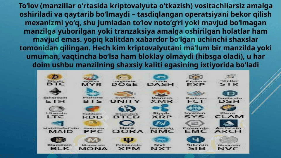 Kriptovalyuta Qorongʻi tarmoqdagi bozorlar 4