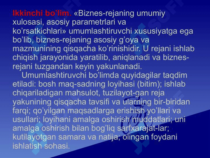 Sanoat korxonalarida rejalashtirish . Sanoat korxonalarida marketing 8