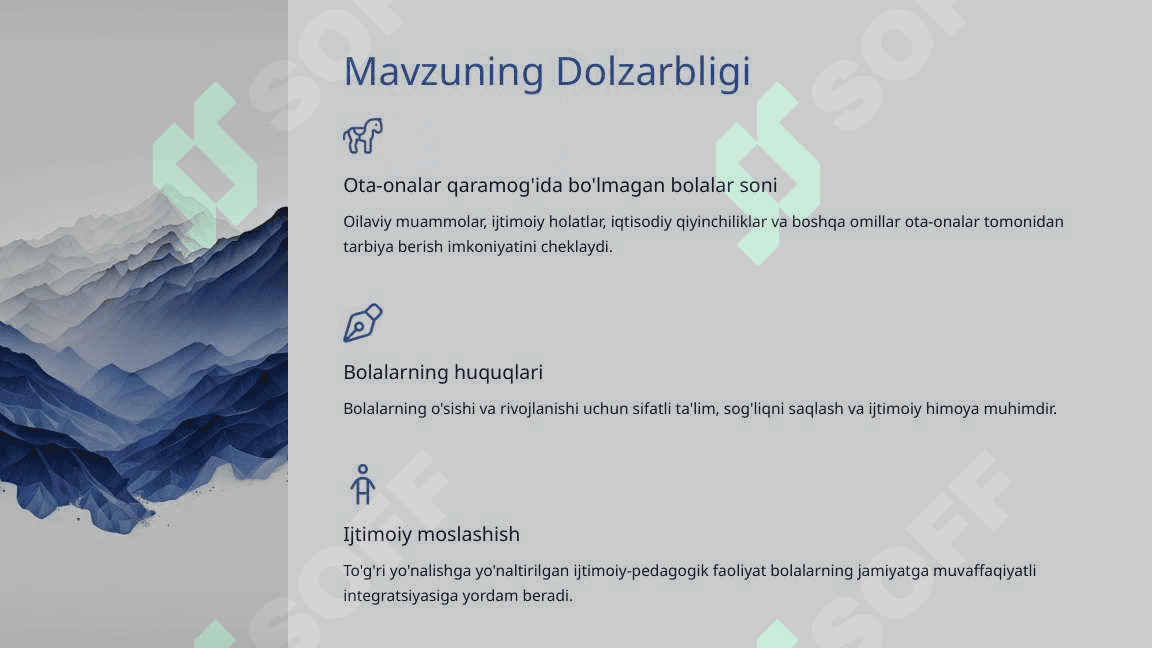Ota-Ona Qarmog'ida Bo'lmagan Bolalar Bilan Ijtimoiy Pedogogik Faoliyat 4