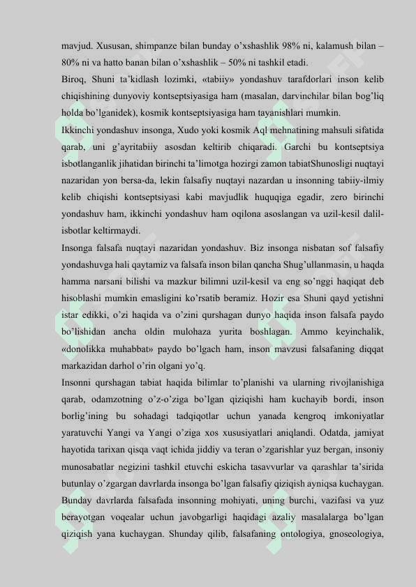 INSON FALSAFASI (FALSAFIY ANTROPOLOGIYA) 6