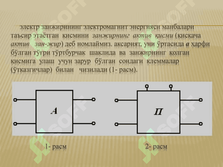 Электр занжирларнинг асосий элементлари 3