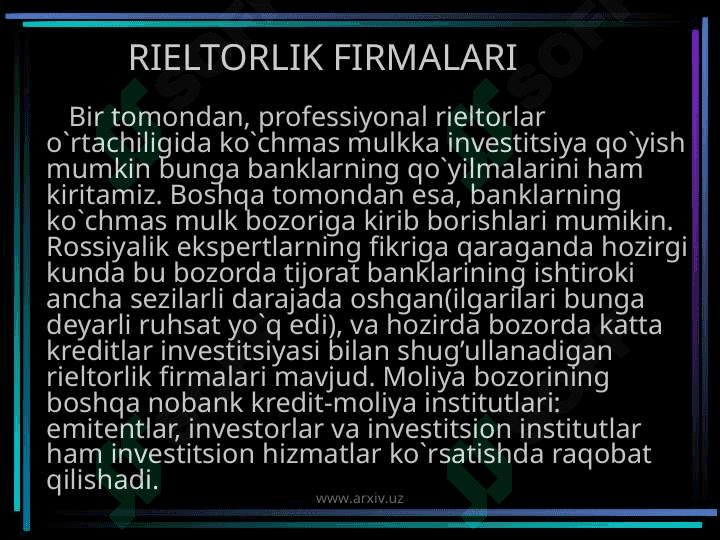 NOBANK KREDIT-MOLIYA INSTITUTLARI 2