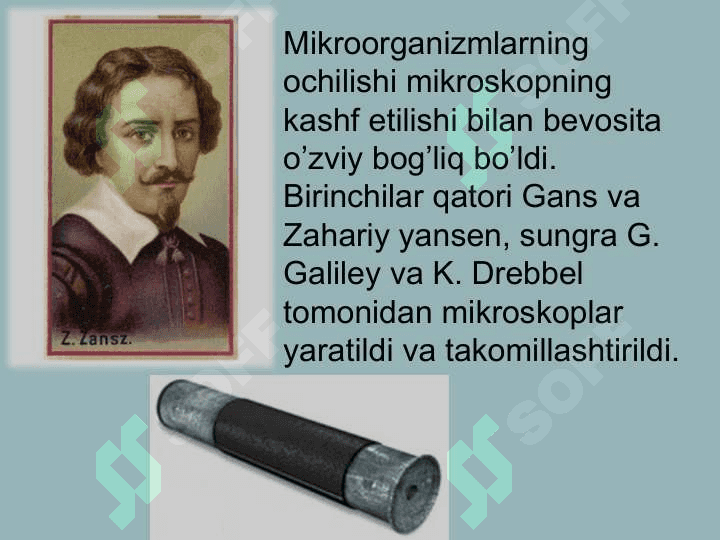 Mikrobiologiyaning paydo bo‘lishi va rivojlanish tarixi. Hozirgi zamon mikrobiologoyasi 4