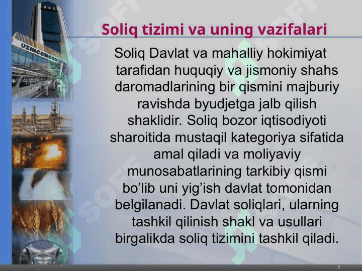 O'zbekistonda byudjet va soliq tizimini takomillashtirish masalalari 7