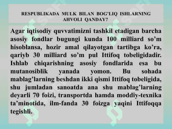 Mulkchilik 3