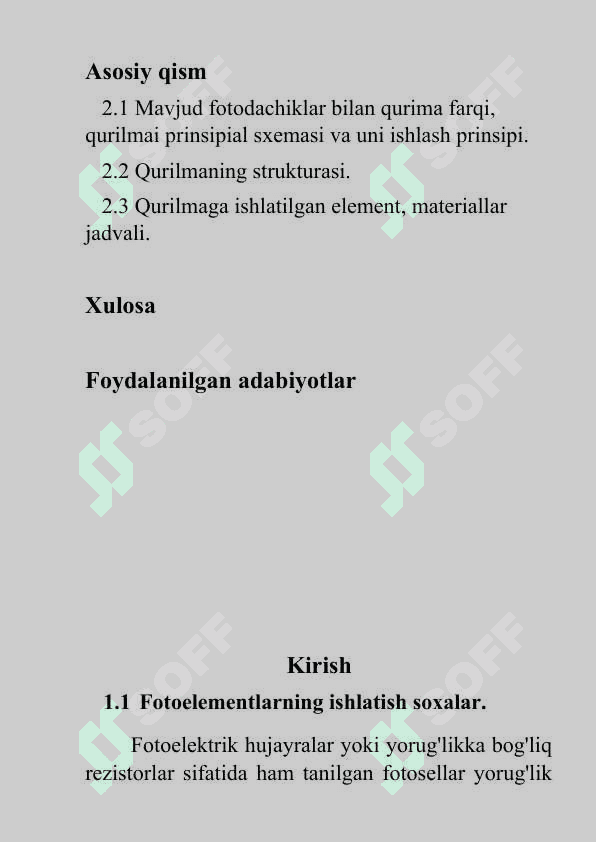 Fotorezistor yordamida xonalarni yoritish chiroqlarini boshqarish 3