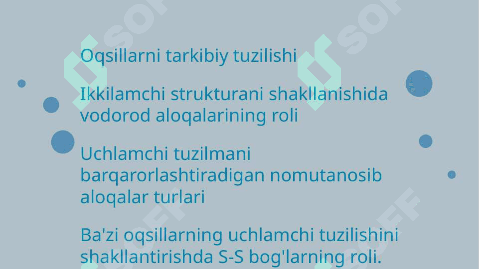 Oqsillar 2