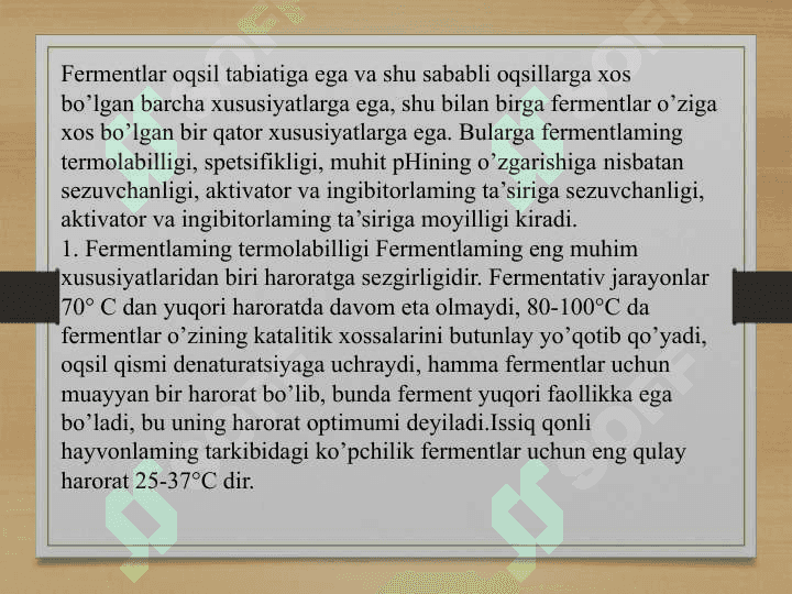 OQSILLARGA INGIBITOR VA FAOLLANTIRUVCHI MODDALAR TASIr 2