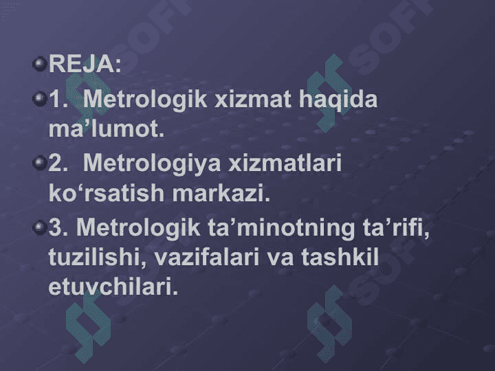 Metrologiyaning rivojlanishi 2