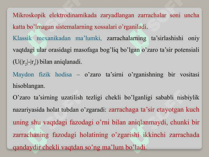 ELEKTROMAGNIT MAYDONDAGI ZARYAD 3