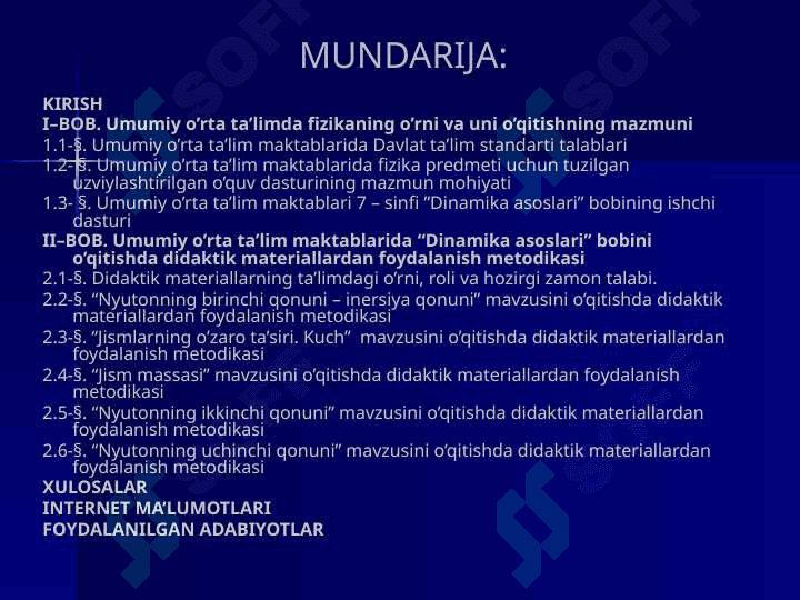 DINAMIKA ASOSLARI 2