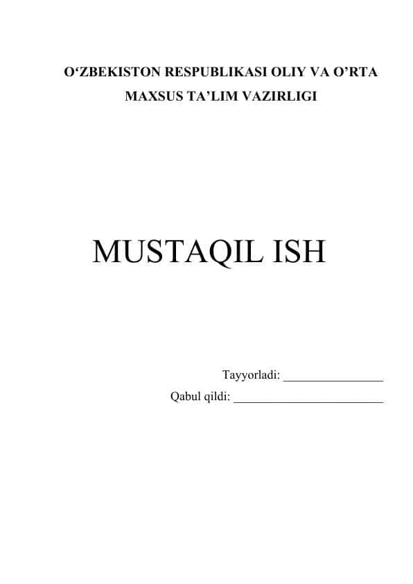 ISTE’MOLCHI XULQI NAZARIYASINING ASOSIY HOLATI