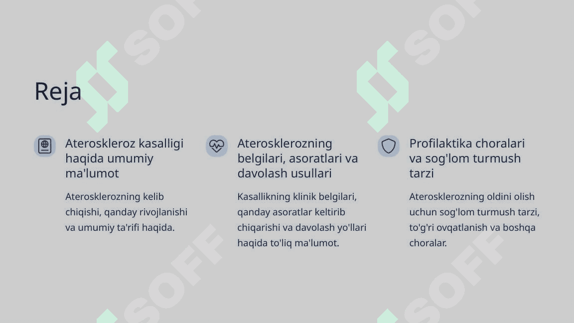 Ateroskleroz kasalligi Sabablari, belgilari va davolash usullari 2