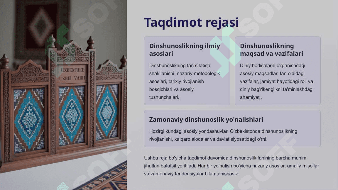 Dinshunoslik Ilmiy Yondashuvlar va Tahlil 2
