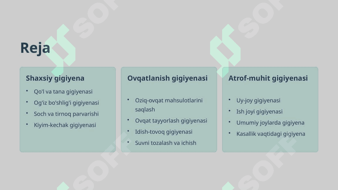 Gigiyena Qoidalari 2