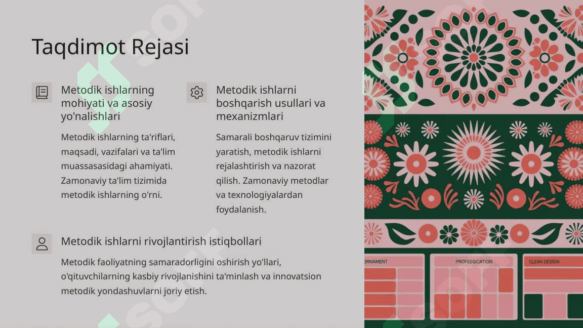 Ta'lim Muassasasida Metodik Ishlarni Boshqarish 2
