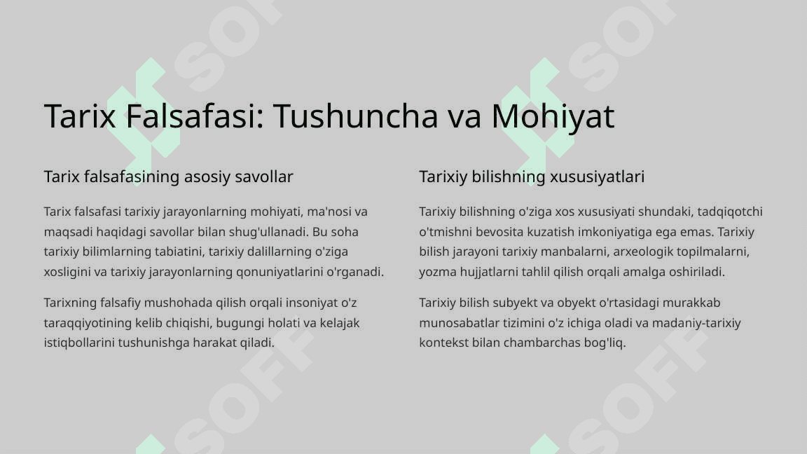 Tarix Falsafasi, Sivilizatsiya va Madaniyat 3