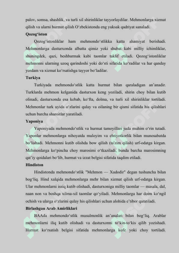 MEHMONDO’STLIKDA MADANIY XILMA XILLIK 4