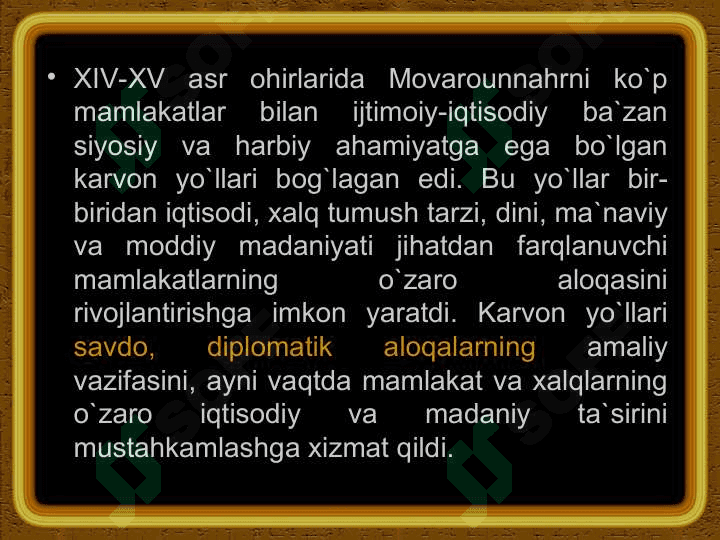 TEMUR VA TEMURIYLAR DAVRI ME’MORCHILIGI 7