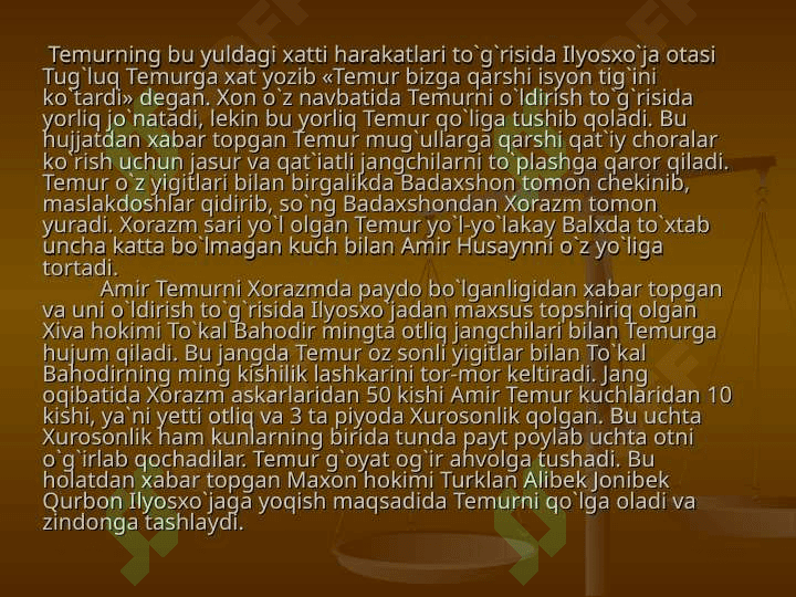 AMIR TEMUR  FAXRIMIZ 6