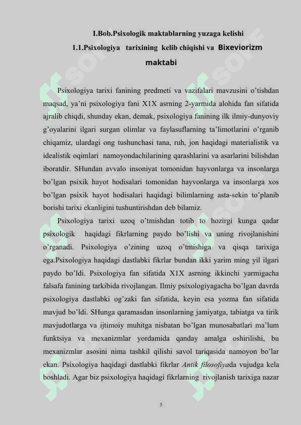 PSIXOLOGIK MAKTABLARNING YUZAGA KELISHI 5