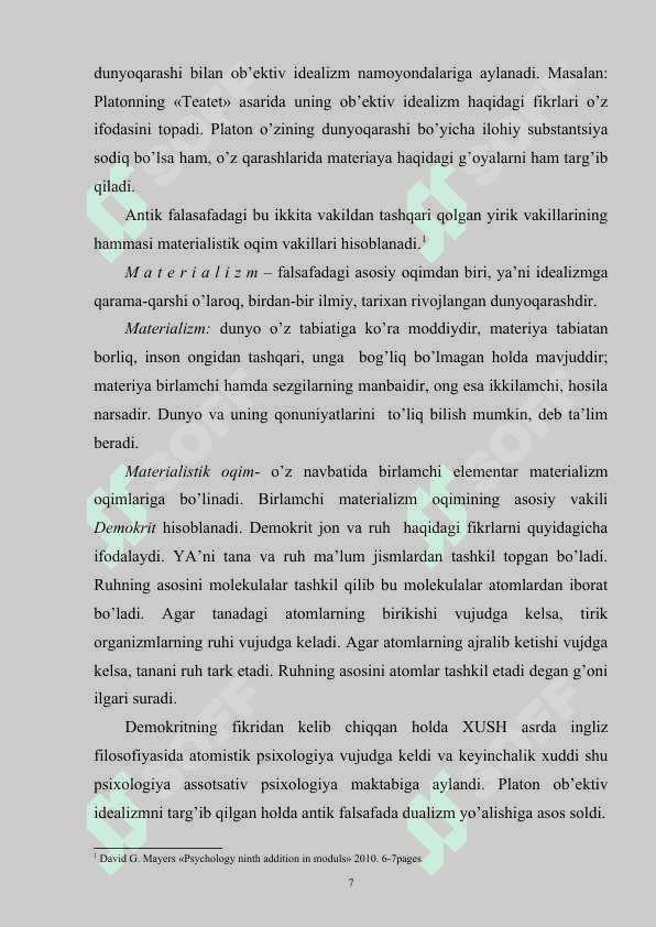 PSIXOLOGIK MAKTABLARNING YUZAGA KELISHI 7