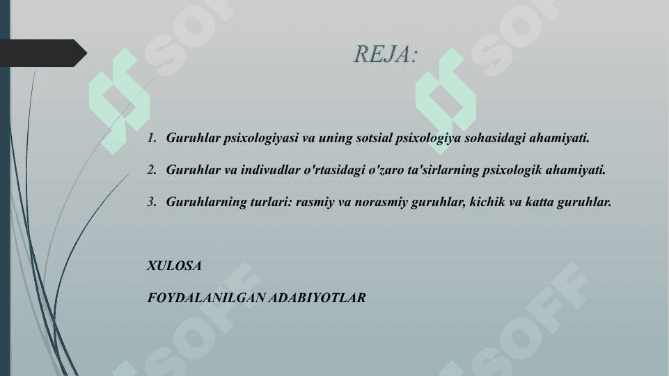 SOTSIAL PSIXOLOGIYADA GURUXLAR MUAMMOSI 2