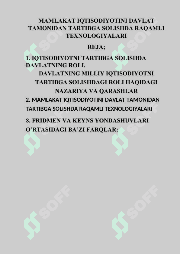 Iqtisodiyotni tartibga solishda davlatning roli 4