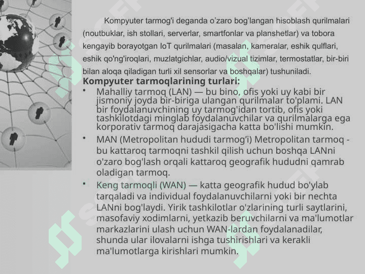 Tarmoq xavfsizligi. Tarmoqni segmentlash, NAT. 3