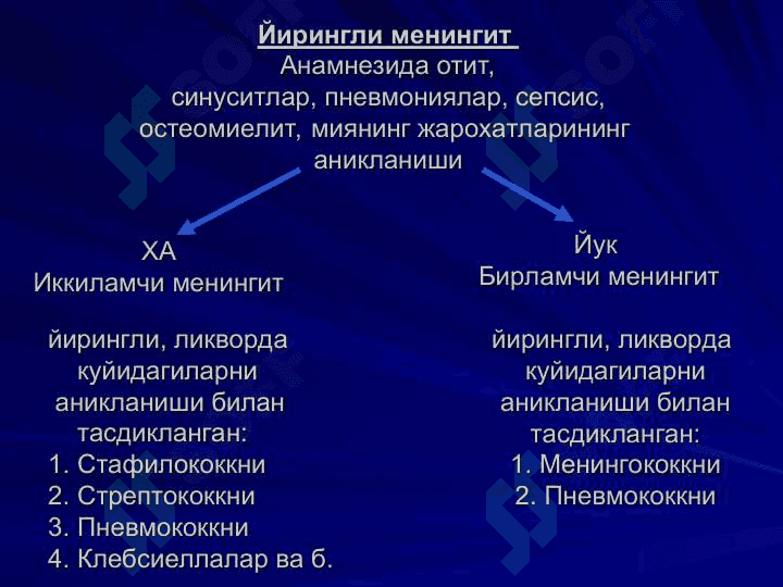 Менингит ва менингоэнцефалитларнинг эрта ва киёсий ташхисоти 6