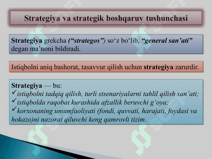 STRATEGIYA YARATISHNING VAZIFALARI 3
