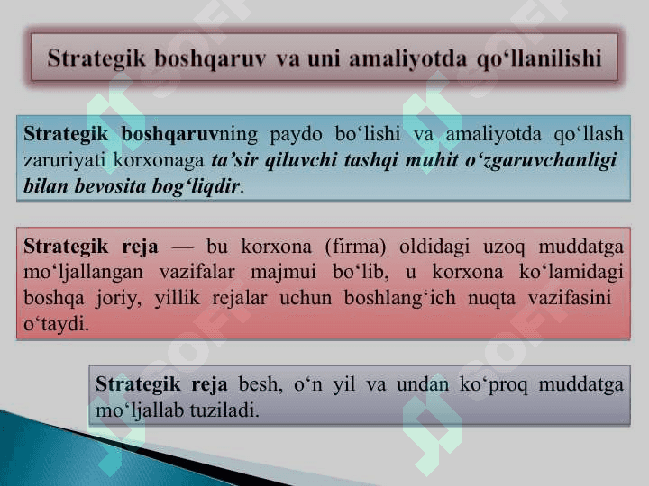 STRATEGIYA YARATISHNING VAZIFALARI 7