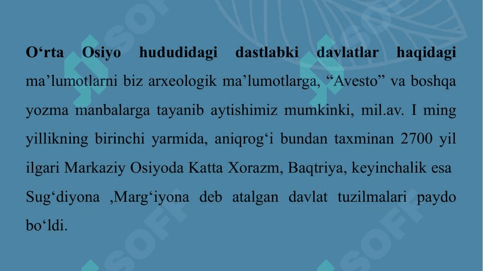 O’ZBEKISTONDA MUSTAQILLIK G’OYALARINING TARIXIY ASOSLARI 7