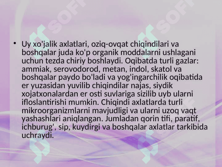Chiqindilar muammosi 4