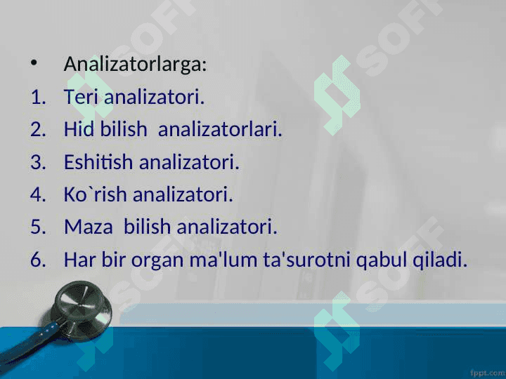 Eshitish va ko'rish qobilyatini baholash tamoyillari 4