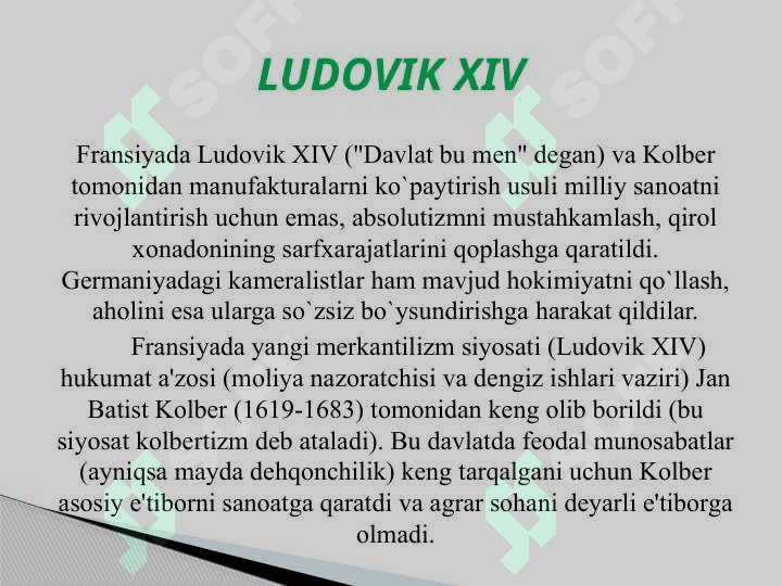 Iqtisodiy ta'limotlar tarixi 8