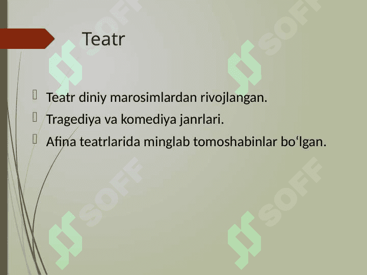 QADIMGI YUNONISTON MADANIYATI, SIVILIZATSIYASI VA TARIXI 7