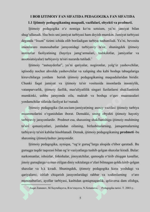 XORIJDA VA O‘ZBEKISTONDA IJTIMOIY PEDAGOGIKANING RIVOJLANISH TARIXI 5