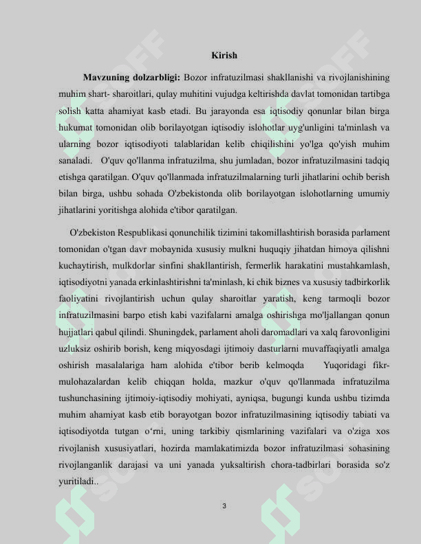 Birja-bozor infrastrukturasining asosiy bo’g’ini sifatida 3
