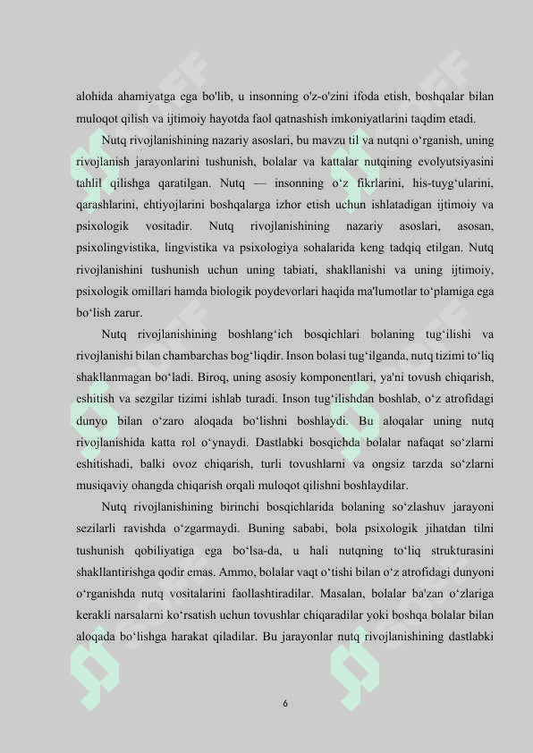 Ilk yoshdagi nutq nuqsoniga ega bolalar bilan olib boriladigan psixokorreksion ishlar 6