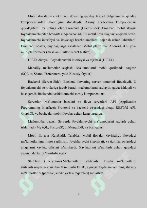MOBIL ILOVALARDA KRIPTOGRAFIYA VA AXBOROT XAVFSIZLIGI 6