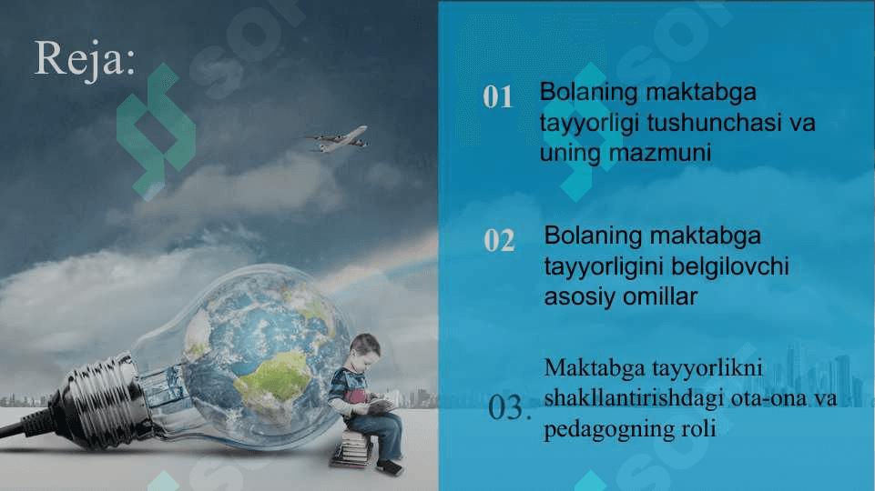 Bolaning maktab ta'limiga tayyorligi tushunchasi 2