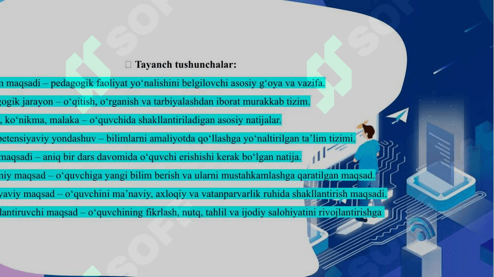 Ta'lim maqsadlari 5