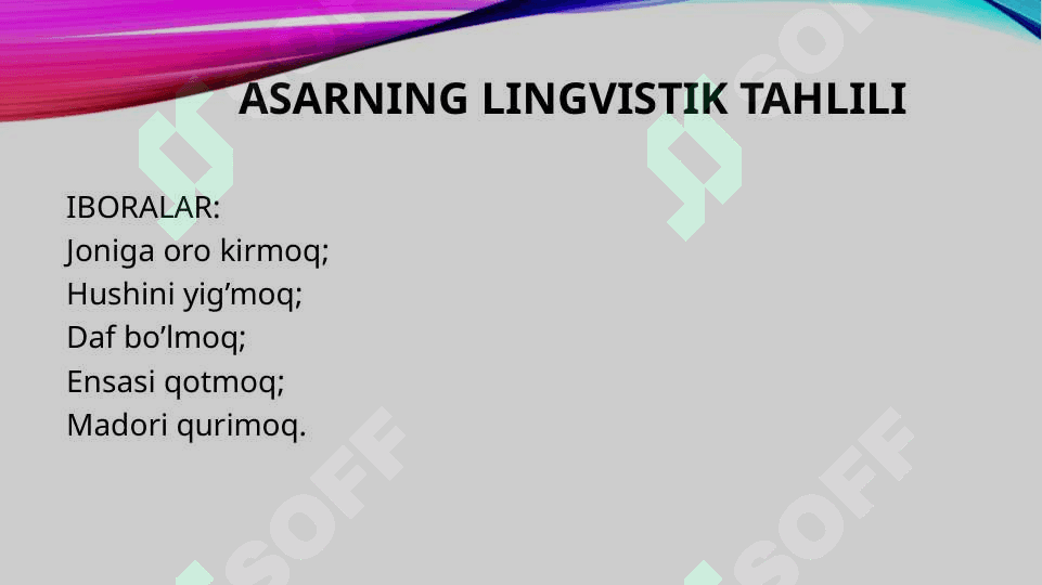 o’tkir hoshimovninG tushda kechgan umrlar asarining tahlili 8