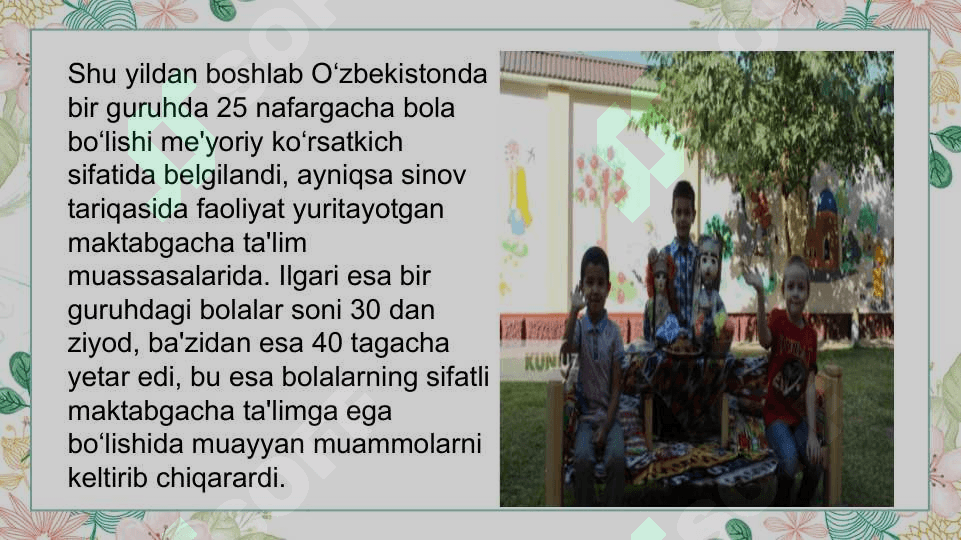 Maktabgacha taʼlimda muammoli taʼlimni tashkil etish bosqichlari 4