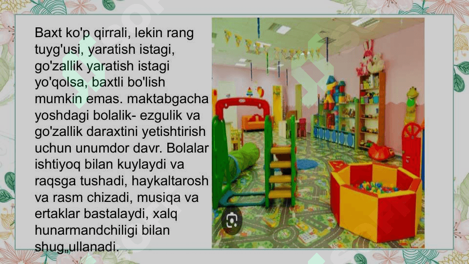 Maktabgacha taʼlimda muammoli taʼlimni tashkil etish bosqichlari 6