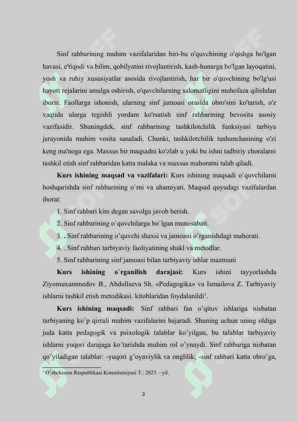 Sinf rahbarining o'quvchilarga bo'lgan munosabatida pedagogik mahoratning ahamiyati 3