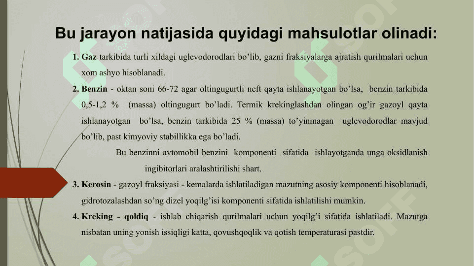 Nеft va gazni tеrmik qayta ishlash 5